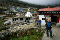 Entering Namche Bazaar